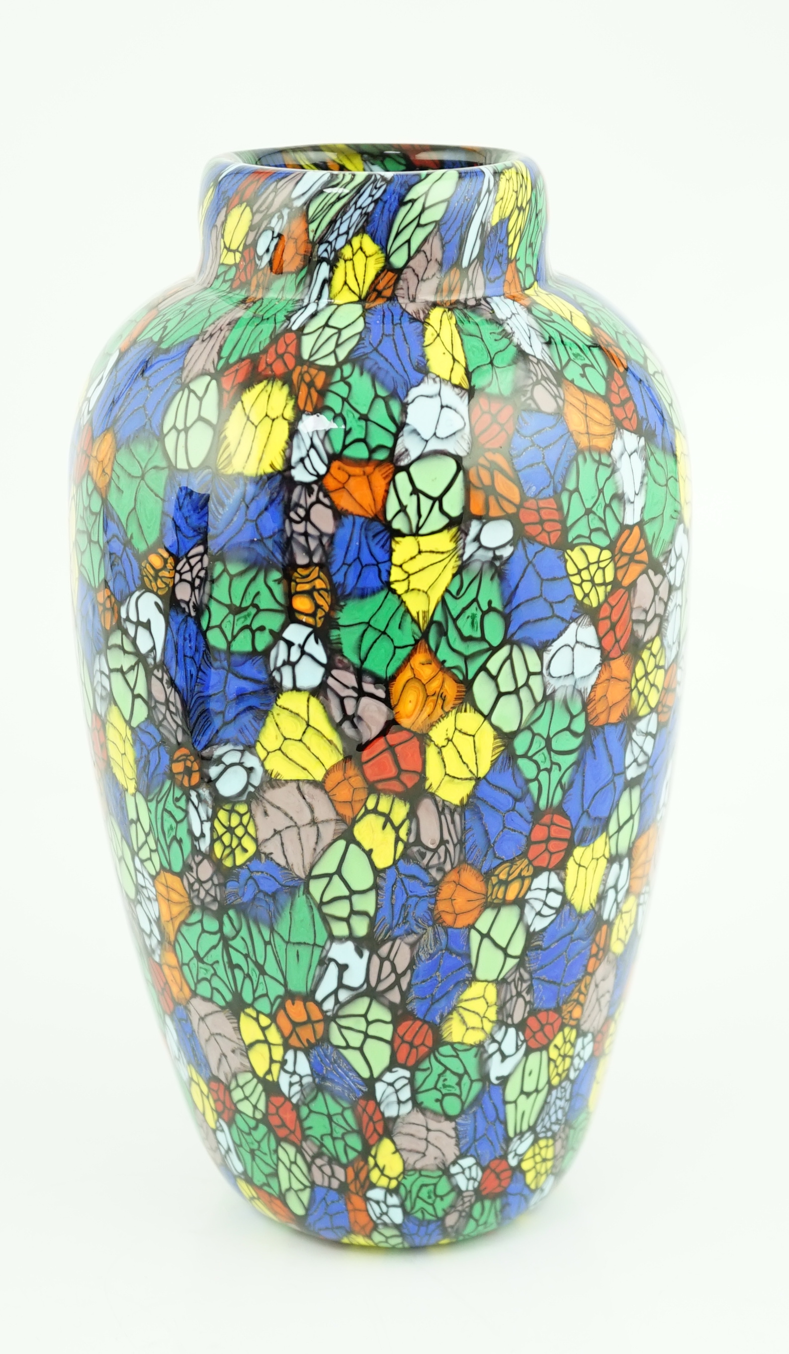 Vittorio Ferro (1932-2012), a Murano glass Murrine vase